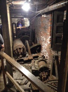 Old generator used for elevator. Again just lef behind.