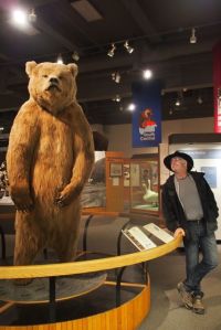 The one on the left is the real stuffed bear. 