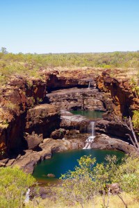 Michell Falls in the dry.