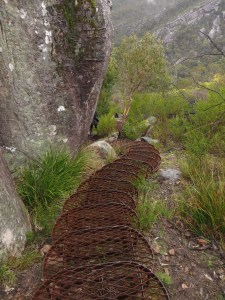 and a long way down.